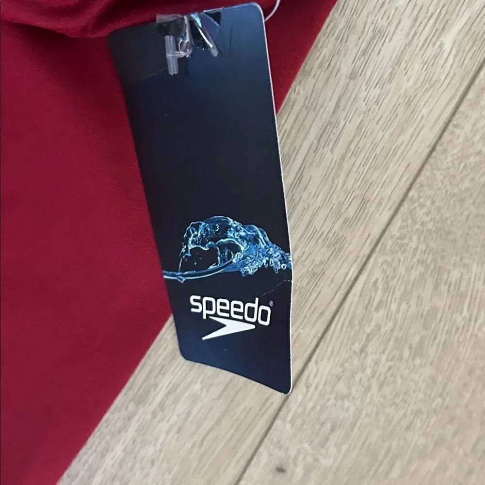 SPEEDO Solid Youth Boys Jammer Red, Size 22,  NWT